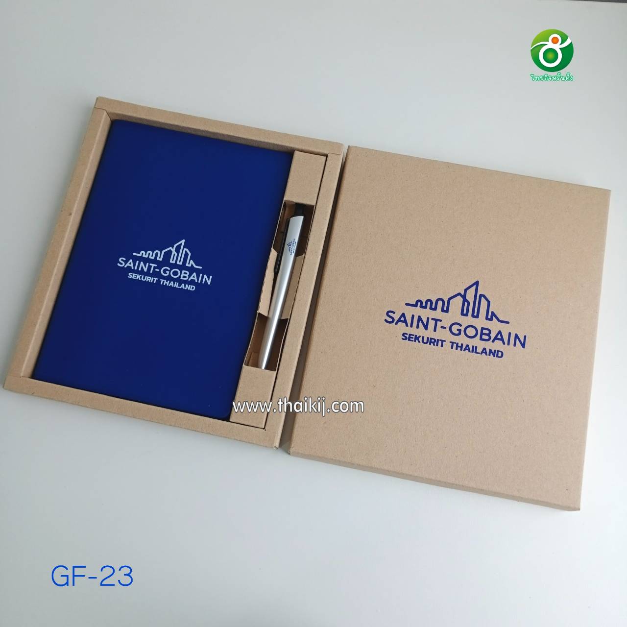 สมุตโน๊ตปกหนังพร้อมกล่อง+ปากกา