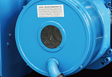 มอเตอร์แม่เหล็กถาวร (PM Motor) ประสิทธิภาพสูง สำหรับปั๊มลมสกรู GGVe Series