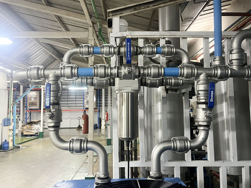 ออกแบบและติดตั้งระบบท่อลม Aluminum Alloy โรงงานผลิต และอุตสาหกรรมทั่วไป
