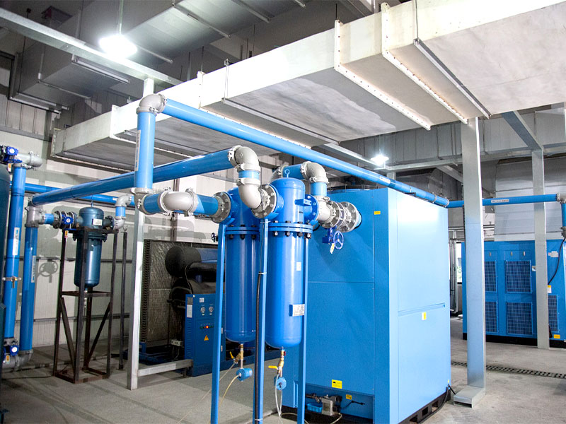 ออกแบบและติดตั้งระบบท่อลม Aluminum Alloy โรงงานผลิตชิ้นส่วนอิเล็กทรอนิกส์